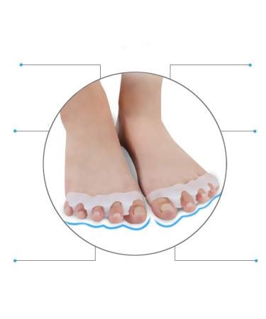 UNZYE Gel Toe Separator for Bunion Relief & Pain Alleviation - Men & Women - 1 Pair - Buy Online on GoSupps.com