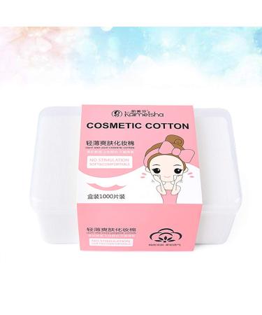 1000pcs Cotton Pads - Makeup Remover Cleaning Wipes & Facial Puff | International Shipping Available - Buy Online on GoSupps.com