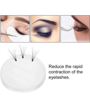 Professional Clear Silicone Eyelash Extension Pad - Reusable Round Holder for Easy False Lash Application - Buy Online on GoSupps.com