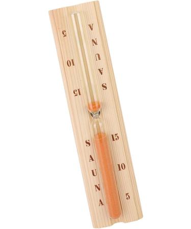 Elegant Wooden Hourglass - Long-lasting Sauna Timer for Home Pool & Kitchen | Ideal Gift for Birthdays - Buy Online on GoSupps.com