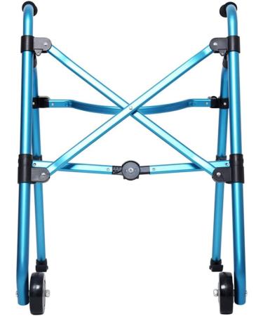 Walkers for Seniors with Seat and 2 Wheels Walkers for Seniors Lightweight Foldable (Aluminum Alloy) Blue Interesting - Buy Online on GoSupps.com