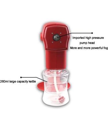 Handheld Salon Hair Steamer Professional Nano Hair Care Sprayer Penetrating Hair Roots Deep Layer Replenishment Red - Buy Online on GoSupps.com