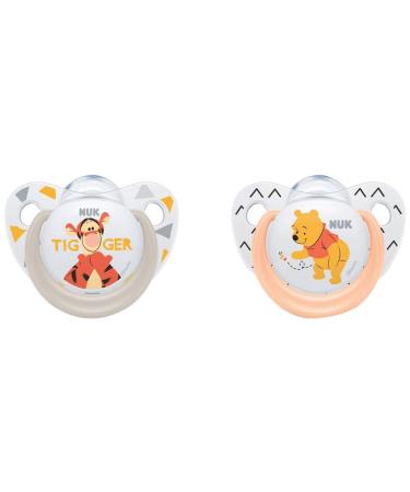 Nuk Winnie the Pooh Pacifier Set - 2-Pack for 0-6 Months | Safe & Cute Soothe for Your Baby - Buy Online on GoSupps.com