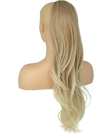 PORSMEER 26 Inch Drawstring Ponytail Extension Brown to Blonde Synthetic Hairpiece - Buy Online on GoSupps.com