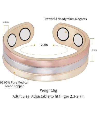 Magnetic Copper Ring 3500 Gauss | Therapy for Arthritis & Migraines Shop Now! - Buy Online on GoSupps.com