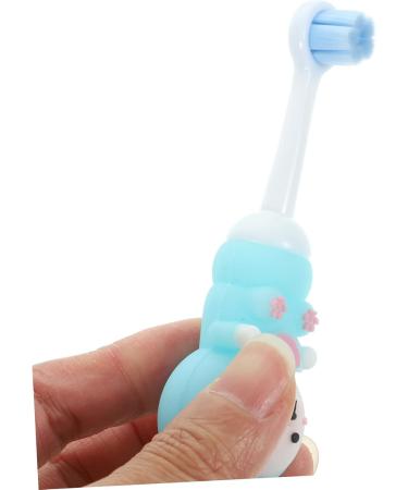 Ipetboom 8 STK Kids Toothbrush Set - Soft Bristles Travel Toothbrushes for Toddlers | Cute Bear & Sweet Fruit Designs - Buy Online on GoSupps.com