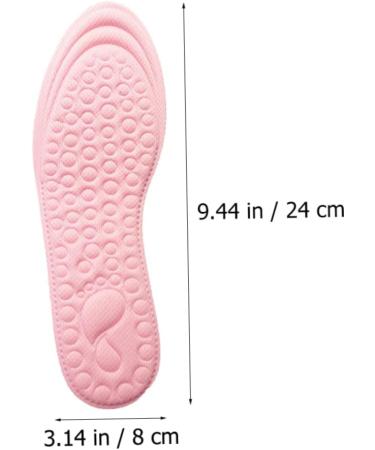 NOLITOY Heightening Shoe Inserts for Women - Sweat Absorption Insoles | Invisible Outdoor Pink Shoe Lift Insole - Buy Online on GoSupps.com