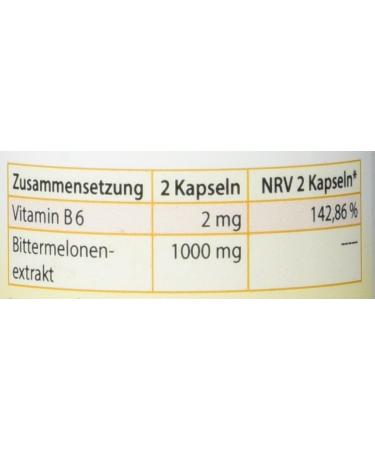 Avitale Bitter Melon Capsules 500 mg - 60 Count | Natural Blood Sugar Support | International Shipping Available - Buy Online on GoSupps.com