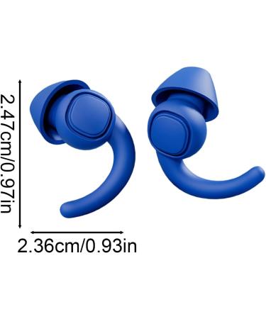 Comfortable Ear Plugs for Sleeping | Water-Proof Hearing Protection Ear Plugs - Calm Ear Plugs with Storage Box Hearing Protection for Snoring and Work Dark Blue - Buy Online on GoSupps.com