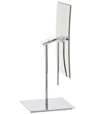 Hamilton Hills 5x Magnified Contemporary Silver Stainless Steel Makeup Mirror | Portable & Adjustable | Luxury Quality - Buy Online on GoSupps.com