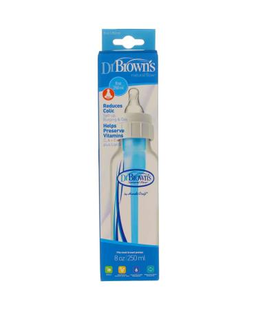 Dr. Brown's Natural Flow Bottle 8 oz (0+ Months) - Baby Bottle for Optimal Feeding - Buy Online on GoSupps.com