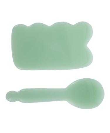 Beaupretty 2st massage board portable massage lying portable massage device Face lifter Jade facial tool Real therapeutic relief instruments Guasha sticks for the face main