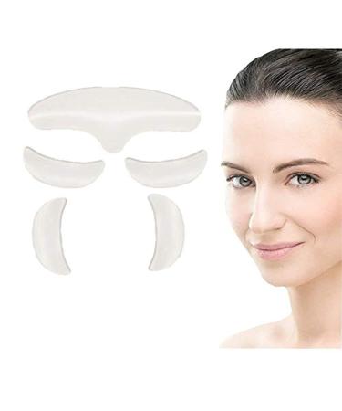 Reusable Silicone Patches for Under Eye Face and Forehead Wrinkles Anti Wrinkle Facial Patches to Smooth Smile Lines