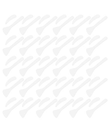 Heallily 100 pieces cosmetic spatula mini makeup masks spatula spatula applianter eye cream spoon beauty spa makeup tools for mixing sampling