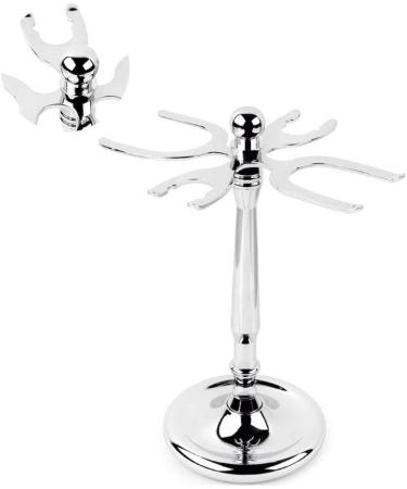 Gden Classic 4 Prong Razor and Brush Stand - Durable & Stylish Shaving Brush Holder for Men | Premium Shaving Accessories - Buy Online on GoSupps.com