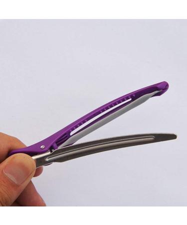 Egurs 12-Piece 11.5 cm Hairdressing Sectioning Clips - Alligator Hair Clips & Styling Accessories - Premium Hairdressing Supplies - Buy Online on GoSupps.com