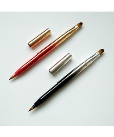 FOMIYES Eyeshadow Concealer Retractable Lipstick Liner Lip Eye Brush Dual End Makeup Brush Lip Applicator Eyeshadow Applicators Lipstick Applicator Double Head Travel Lip Gloss Brush medium As Shown - Buy Online on GoSupps.com