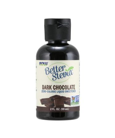 Now Foods Better Stevia Zero-Calorie Liquid Sweetener Dark Chocolate 2 fl oz (59 ml)