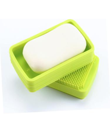 Ciieeo 3pcs Box Soap Holder Camping Soap Case Silicone Soap Stand Body Scrubber Travel Soap Case Body Scruber Soapdish Soap Case with Lid Soap Scrubber Soap Drainers Soap Dish With Cover - Buy Online on GoSupps.com