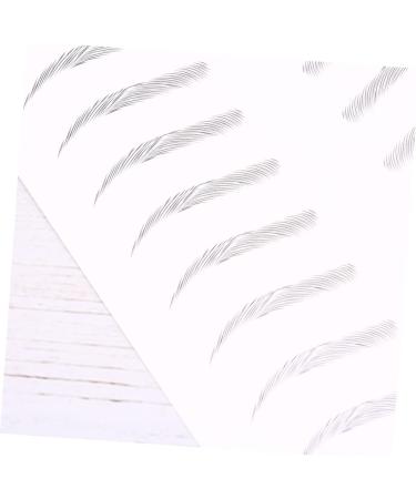 Mikinona 2 Pairs Disposable Makeup Tools 4d Hair-like Authentic Eyebrows Template Eyebrow Trimming The Lazy - Buy Online on GoSupps.com
