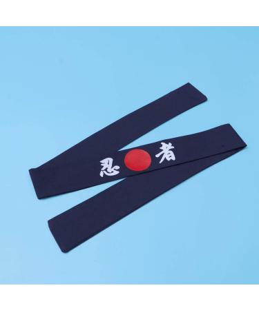 Minkissy Sunrise Kitchen Headband Sunrise Kitchen Supply Tie Sushi Chef Headband Japanese Symbol Ninja Print - Buy Online on GoSupps.com