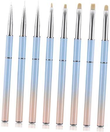 POPETPOP Manicure Tools Nail Tools Nails Gel Rhinestone Tool Nail Gel Nail Flower Nail Art Brush Nail Art Liner Manicure Liner Nail Art Pen Carved Dot Pen Size 7 As Shown - Buy Online on GoSupps.com