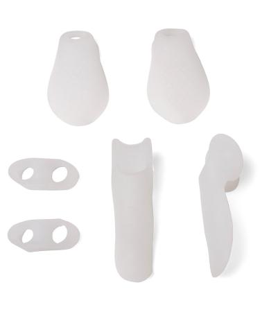 Buy Dr. Fibio Tailor's Bunion Shield Spacers - 6 Pcs Soft Toe Separators & Cushions for Fast Relief | One Size Fits All Bunionette Treatment - Buy Online on GoSupps.com