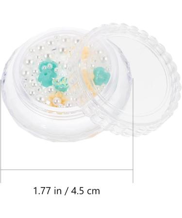 LALAFINA 18 Boxes Nail Art Accessories Artificial Nails Decors Star Nail Art Manicures Steel Balls Manicure Flower Embellishment Nail Art Beads The Flowers Plastic Flower Delicate - Buy Online on GoSupps.com