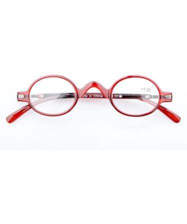 Eyekepper 5-Pack Readers - Spring Hinge Mini Oval Round Reading Glasses & Sun Reader - Stylish & Comfortable Reading Eyewear for All Occasions - Buy Online on GoSupps.com