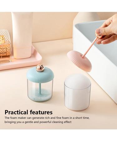 dijiusidy Foam Maker Portable Manual Facial Body Cleaning Bubbler Hand Wash Foamer Bottle Foaming Tools Skincare Beauty Salon Pink Gold - Buy Online on GoSupps.com