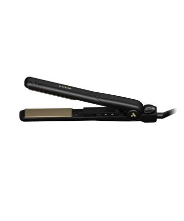 Andis 67615 Professional Flat Iron - 1-Inch Ceramic Tourmaline Ionic Hair Straightener for Frizz-Free Waves Curls & Smooth Hair - Fast Gentle Glide - Black/Gold - Buy Online on GoSupps.com