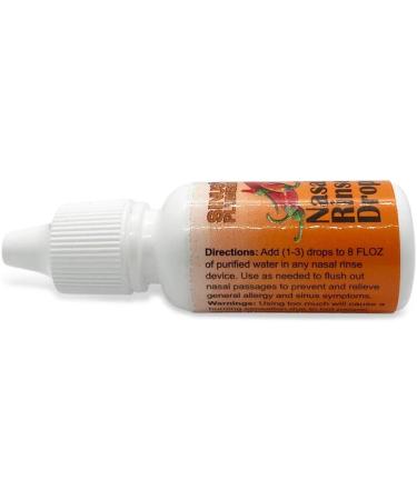 Sinus Plumber Pepper Nasal Rinse Drops - Compatible with All Devices and Neti Pots - Buy Online on GoSupps.com