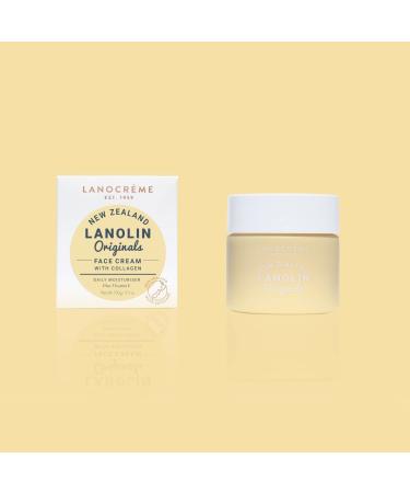 Lanocreme New Zealand Lanolin Originals Face Cream with Collagen 3.33 Ounce (Pack of 1)