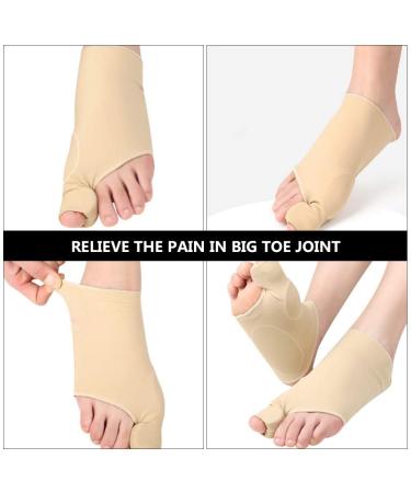 Buy HEALLILY Silicone Toe Separator & Bunion Sleeves - Protective Big Toe Spacer for Pain Relief | Orthotic Hallux Valgus Foot Pads - Buy Online on GoSupps.com