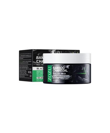 Bamboo Charcoal Facial Peel Mask Peel-off Mask Blackhead Removal Skin Clean Clear Pores and Soft Skin Make the Skin Clean Tear Off Facial Mask 100g