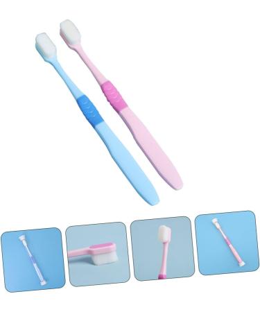 Minkissy 4 Pcs Portable Toothbrush Set for Kids - Soft Fur Bristles PP Material Perfect for Oral Care - Buy Online on GoSupps.com