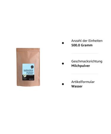 Wohltuer Organic Whole Milk Powder 500g | Additive-Free Pasture-Raised German Milk | Highly Soluble eCommerce - Buy Online on GoSupps.com