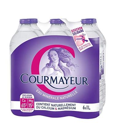 COURMAYEUR|Mineral Water Pack Of 6X1L|(Set Of 1)|Best Deal