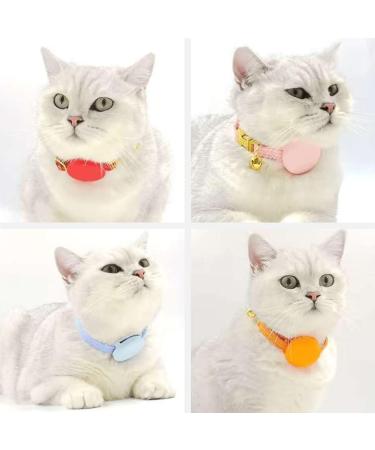 Moosh Silicone Airtag Holder for Dogs and Cats | Stylish & Safe Pet Tracker Accessory in Champagne Pink | Shop Internationally - Buy Online on GoSupps.com