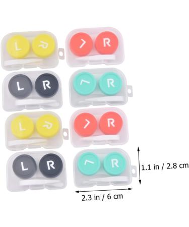 Buy Homsfou 24 STK Contact Lens Box - Plastic Storage Case & Interchangeable Holder for Travel | Durable and Stylish Glasses Container - Buy Online on GoSupps.com