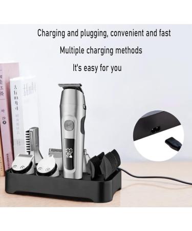 Hair Clippers for Men All in one LCD Adjustable speeds Hair Trimmer Multifunction Beard Grooming Facial Body Hair Clipper elelctric Hair Cutting Set (Color : Blue) - Buy Online on GoSupps.com