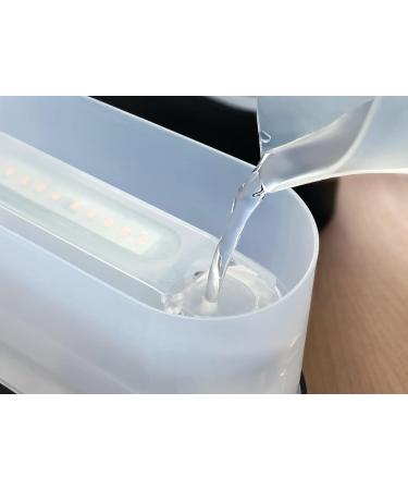 Humidy Flame by HY-IMPACT | Noiseless Humidifier & Portable Aroma Diffuser for Home & Office | Ideal for Yoga Relaxation & Essential Oils | LED Lighting Safe to Touch - Buy Online on GoSupps.com
