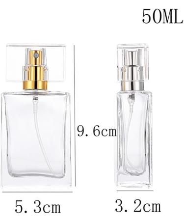 30ml Refillable Perfume Bottle - Portable Glass Fragrance Bottle for Travel | Silver | eCommerce - Buy Online on GoSupps.com