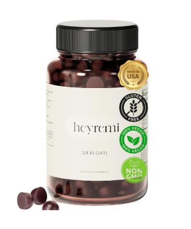 heyremi Debloat Gummies Fast Bloating and Gas Relief- Herbal Digestive Support with Apple Cider Vinegar, Dandelion and Green Tea- Feel Lighter, Comfortable and Energized 60 Gummies