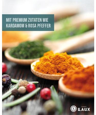 LAUX BBQ 5 Series Gift Box - 5 Premium Grill Spices for Father's Day - Ultimate BBQ Accessories Set - Perfect Grilling Gifts - Buy Online on GoSupps.com