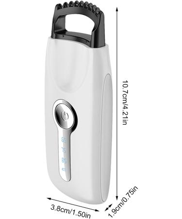 Moonyan Electric Eyelash Curler - Heated Beauty Eyelashes Curler Quick Heating Eyelash Heat Curler for Long-Lasting Curl Rechargeable Portable Lashes Heating Curler for Naturally Lifted Eyelashes White - Buy Online on GoSupps.com