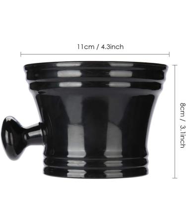 Buy Foam Shaving Cream Bowl - Black Plastic Shaving Bowl for Men | Ideal for Barber Shop Use - International Shipping Available - Buy Online on GoSupps.com