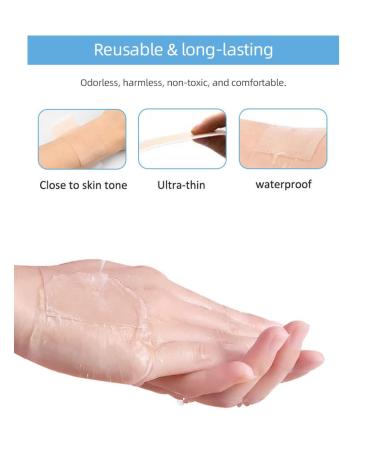 Silicone Scar Sheets 4 Pack - 5.7x1.57 | Professional C-Section Scar Removal Tape - Buy Online on GoSupps.com