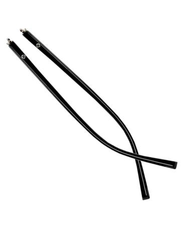 OQCEHA glasses arm replaced brilliant arm glasses replacement bracket glasses accessories 1 pair of matt black plastic glasses-repair-glass replacement bars
