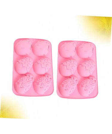 NAMOARLY 2pcs Easter Egg Pastry Chocolate Candy Mold Ice Cube Mould Silicone Cake Molds Embossed DIY Sugar Mold Egg Dessert Baking Bunny Ice Cube Mold Fondant Cake Mould Biscuit Pudding - Buy Online on GoSupps.com